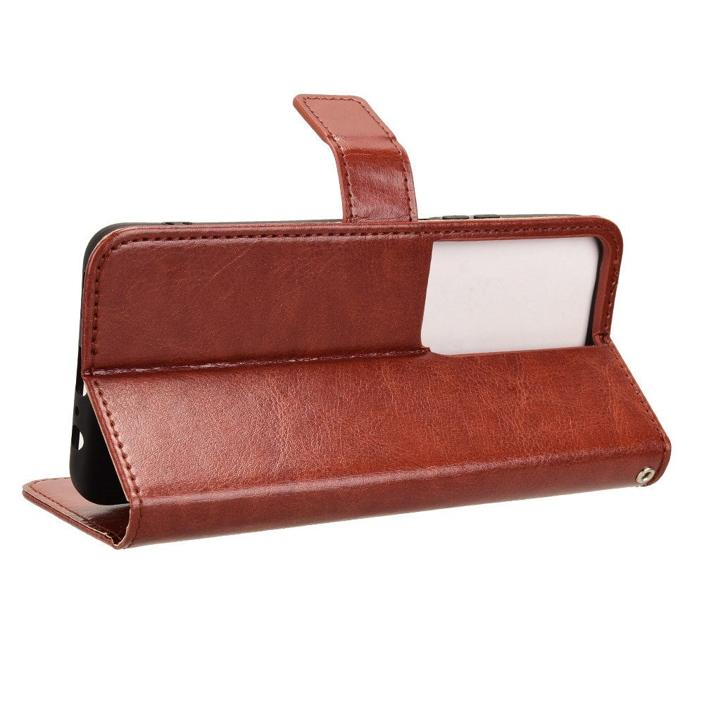 EIDERWOOD - Honor X7b / 90 Smart - Kunstlæder Flip Cover m. Strop - Brun