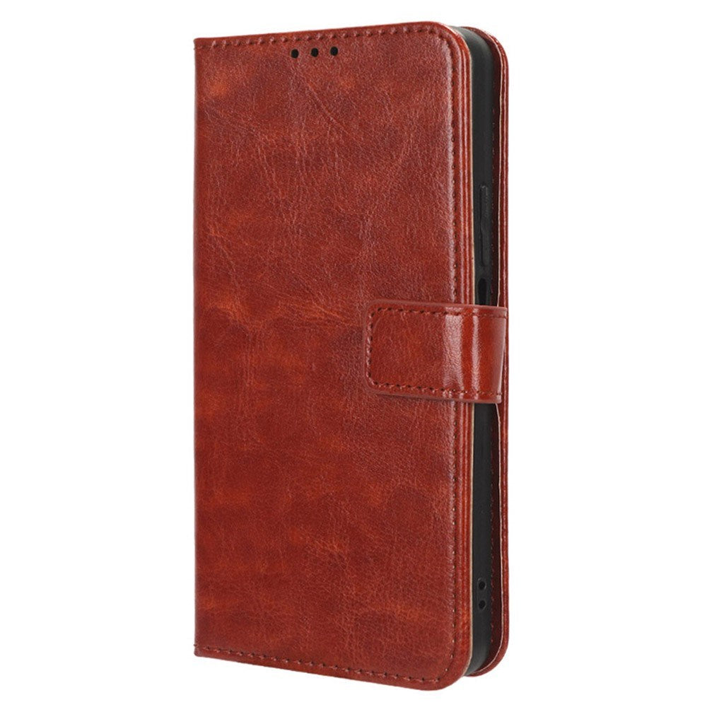 EIDERWOOD - Honor X7b / 90 Smart - Kunstlæder Flip Cover m. Strop - Brun