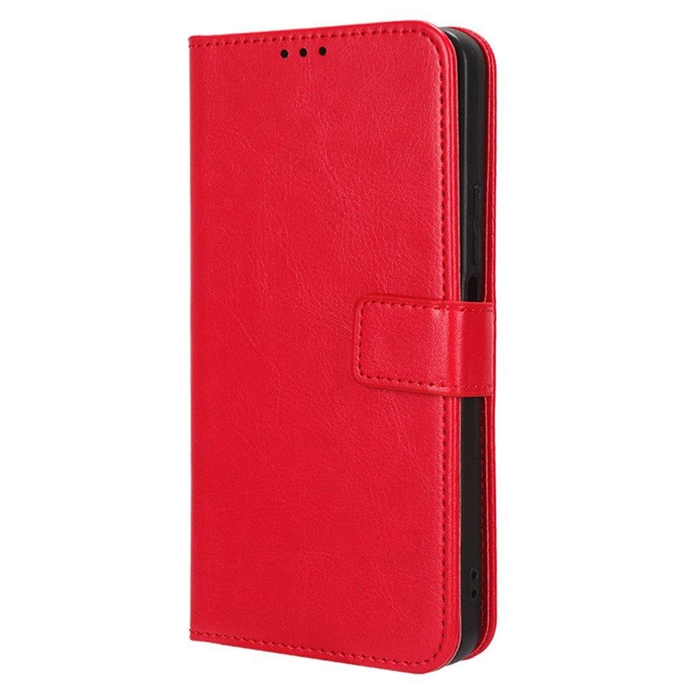 EIDERWOOD - Honor X7b / 90 Smart - Kunstlæder Flip Cover m. Strop - Rød