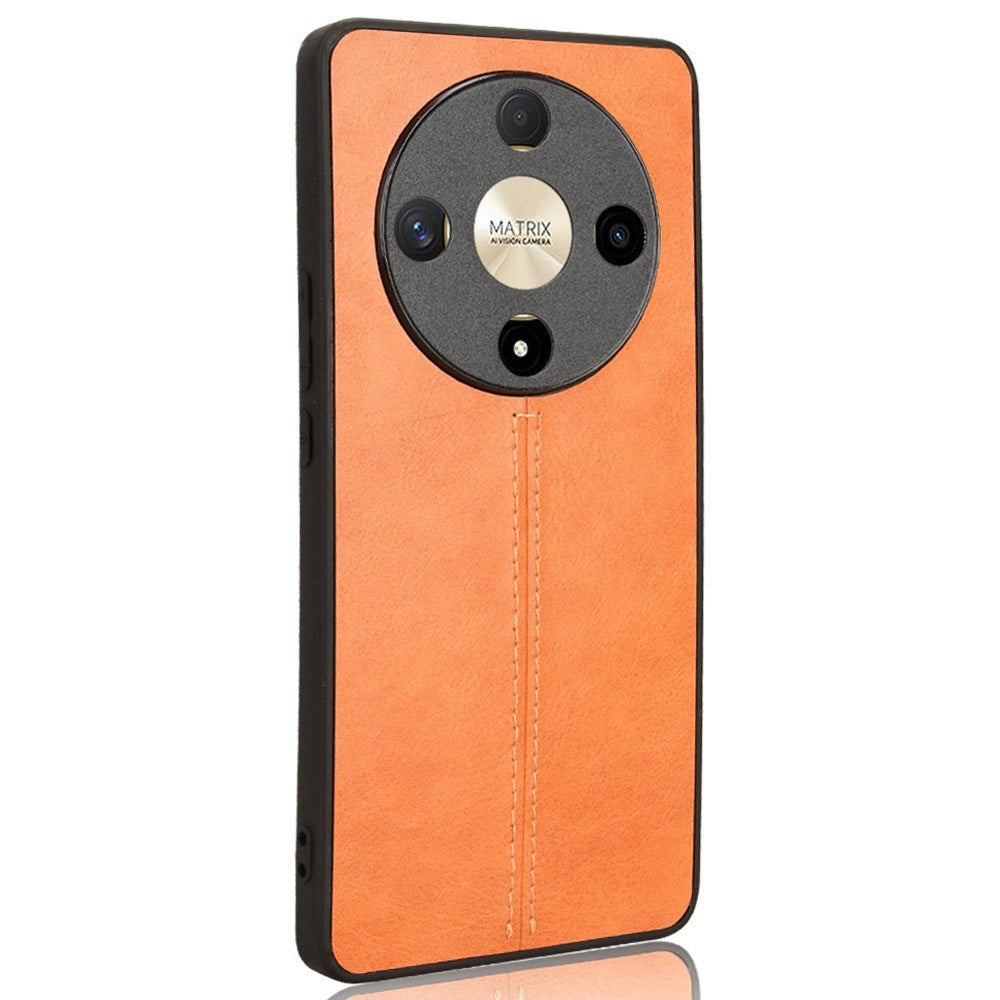 EIDERWOOD - Honor Magic6 Lite (5G) - Kunstlæder Bagside Cover - Orange