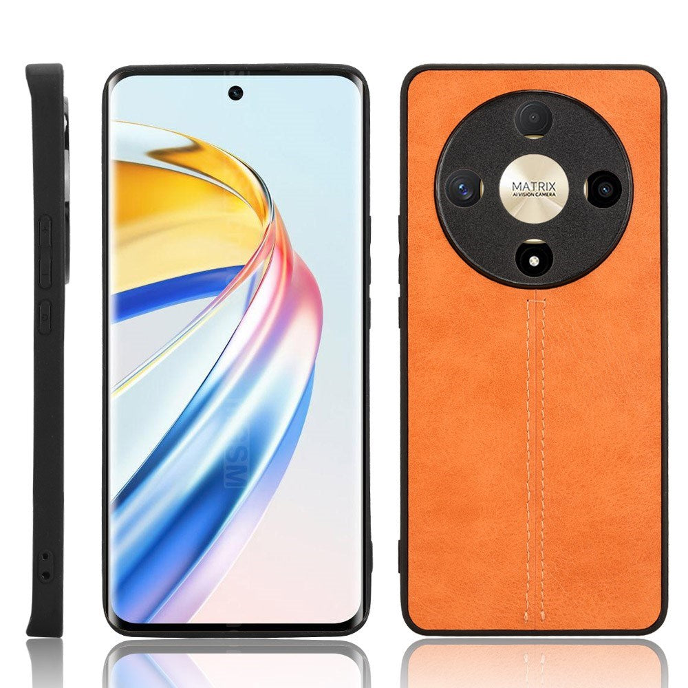 EIDERWOOD - Honor Magic6 Lite (5G) - Kunstlæder Bagside Cover - Orange