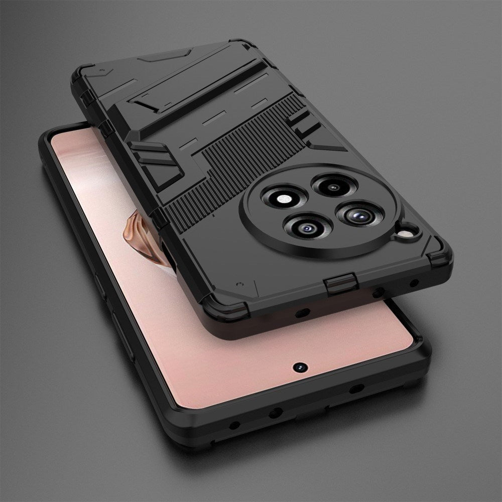 EIDERWOOD OnePlus 12R Hybrid Håndværker Mobil Cover m. Kickstand - Sort