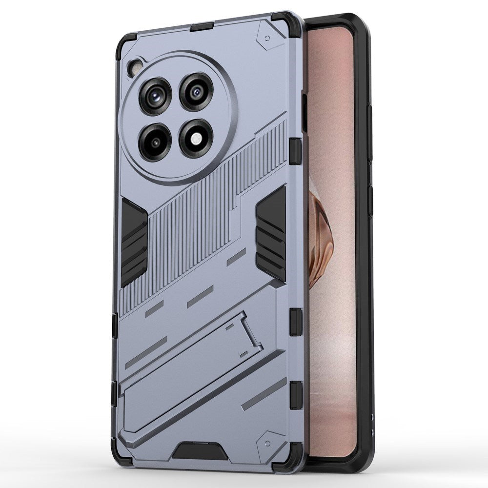 EIDERWOOD OnePlus 12R Hybrid Håndværker Mobil Cover m. Kickstand - Grå