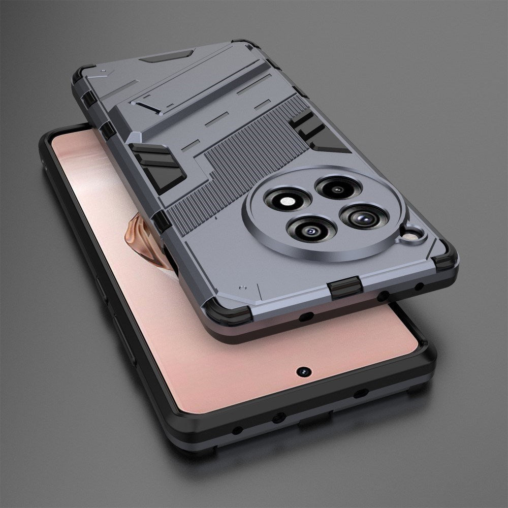 EIDERWOOD OnePlus 12R Hybrid Håndværker Mobil Cover m. Kickstand - Grå