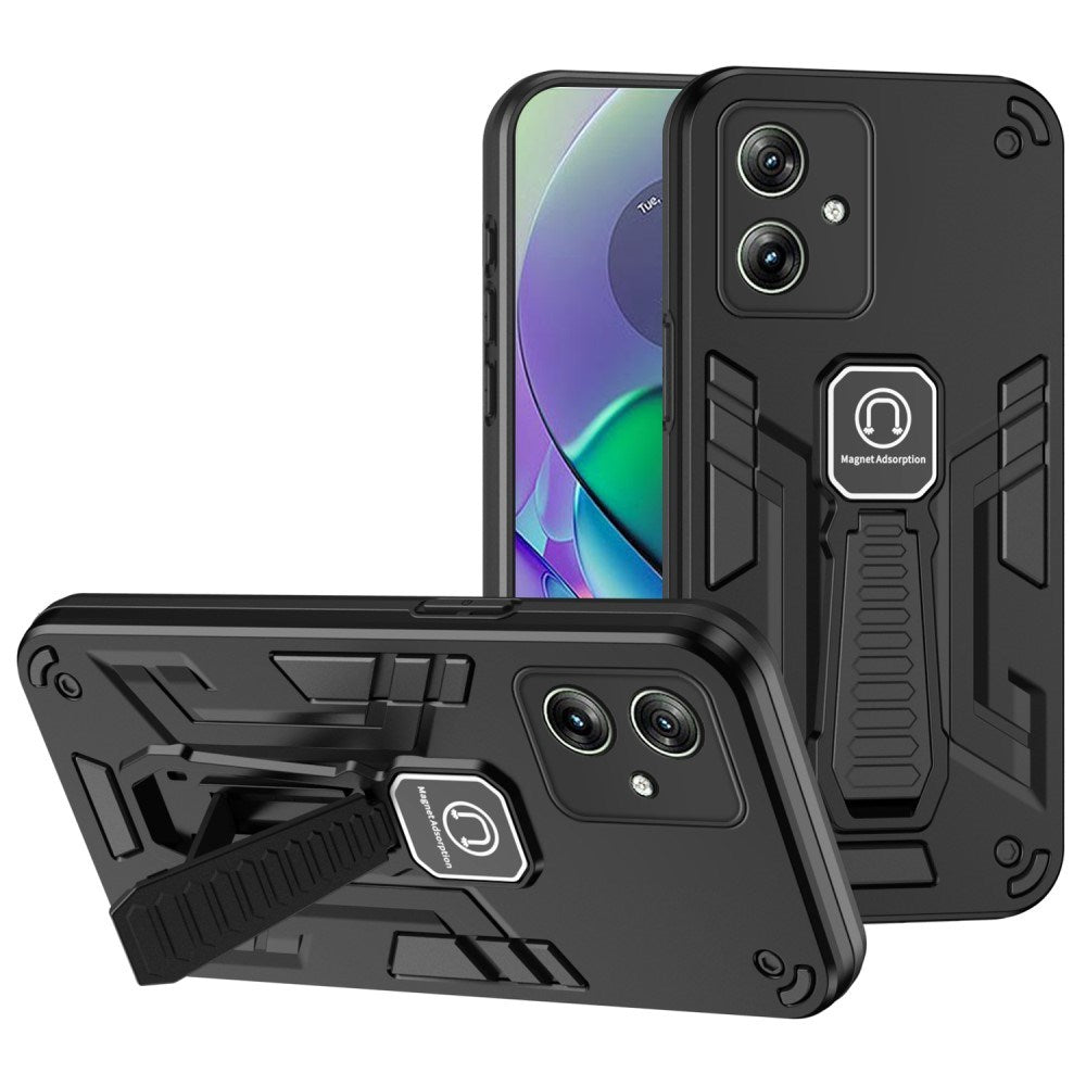EIDERWOOD Motorola Moto G54 Håndværker Mobil Cover m. Kickstand - Sort