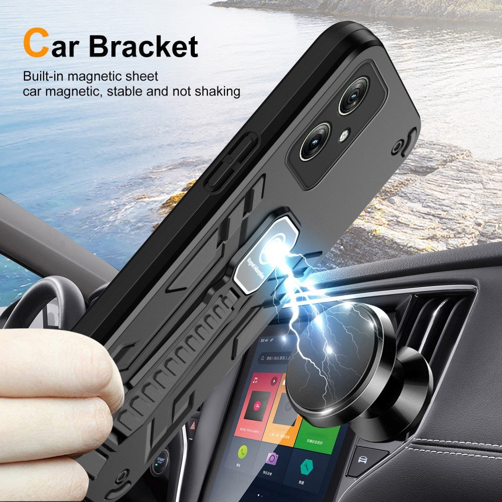 EIDERWOOD Motorola Moto G54 Håndværker Mobil Cover m. Kickstand - Sort