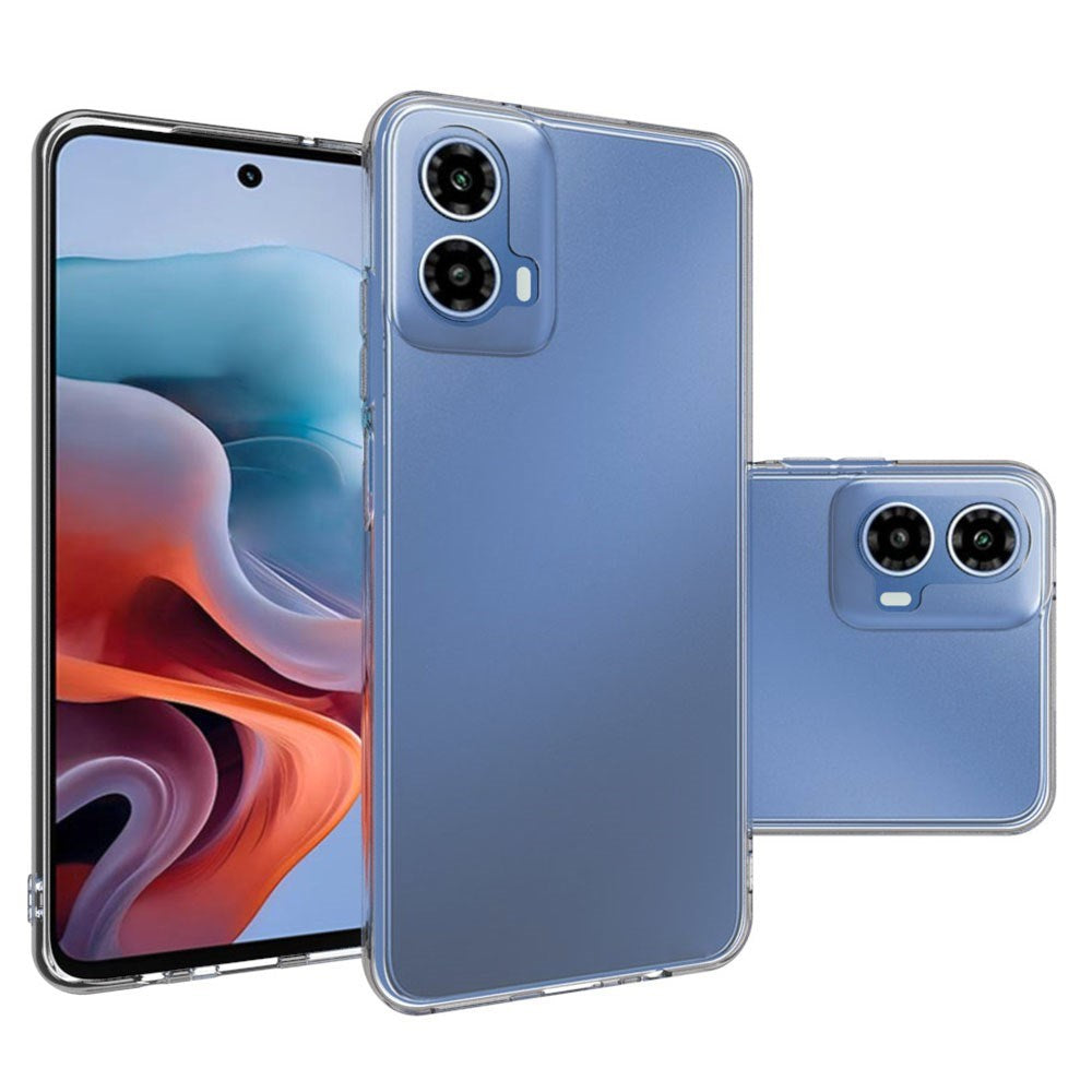 EIDERWOOD Motorola Moto G34 Fleksibel Plastik Mobil Cover - Gennemsigtig