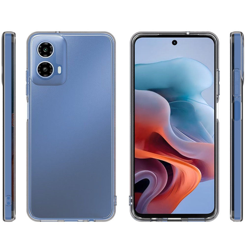 EIDERWOOD Motorola Moto G34 Fleksibel Plastik Mobil Cover - Gennemsigtig