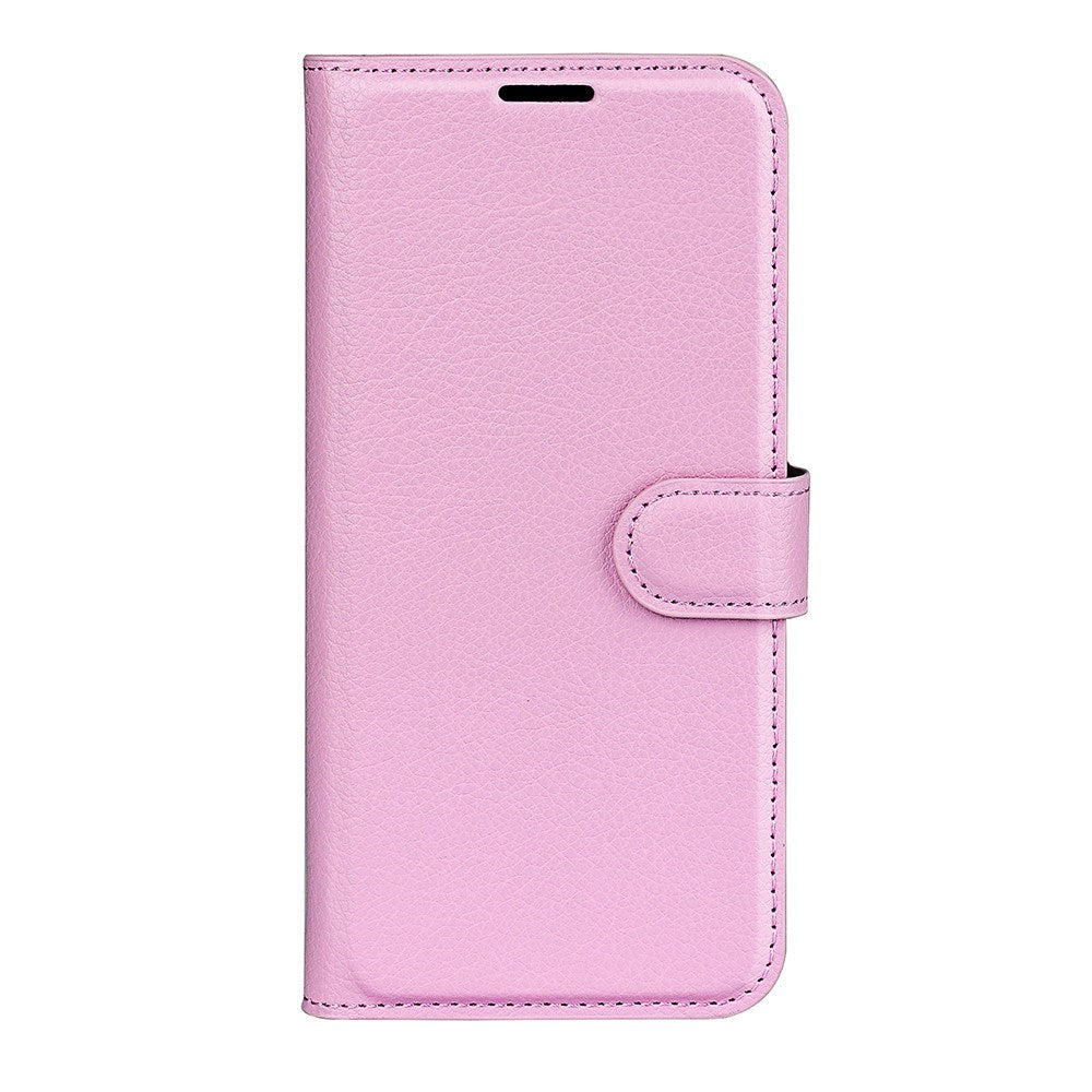 EIDERWOOD Samsung Galaxy Xcover 7 Litchi Læder Mobil Cover m. Pung - Lyserød