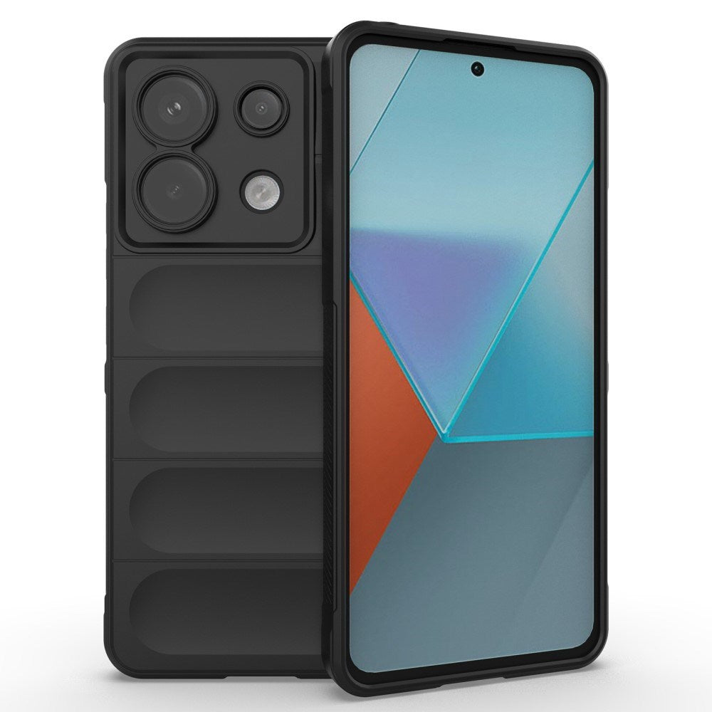EIDERWOOD Xiaomi Redmi Note 13 Pro (5G) Fleksibelt Plastik Mobil Cover - Sort