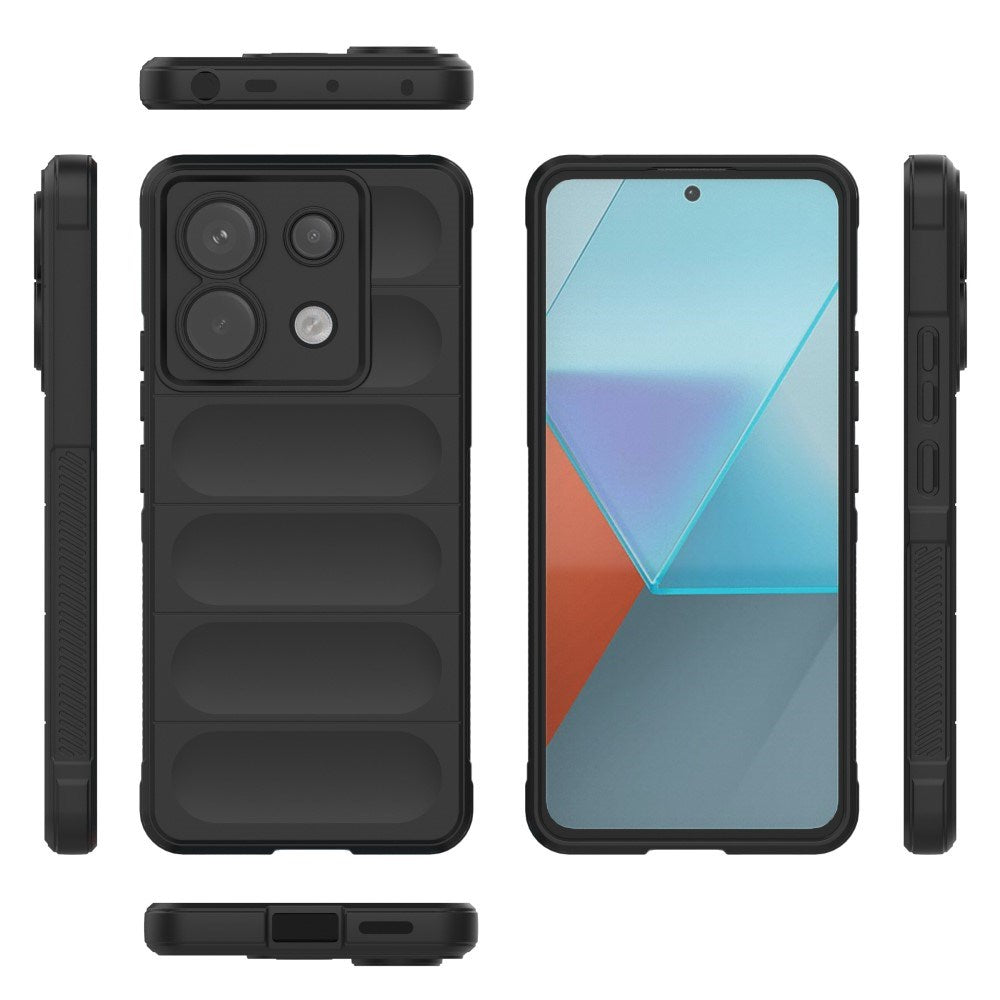 EIDERWOOD Xiaomi Redmi Note 13 Pro (5G) Fleksibelt Plastik Mobil Cover - Sort