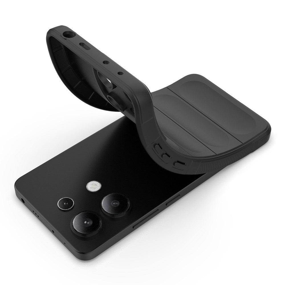 EIDERWOOD Xiaomi Redmi Note 13 (4G) Fleksibelt Plastik Mobil Cover - Sort