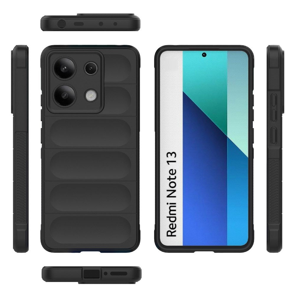 EIDERWOOD Xiaomi Redmi Note 13 (4G) Fleksibelt Plastik Mobil Cover - Sort