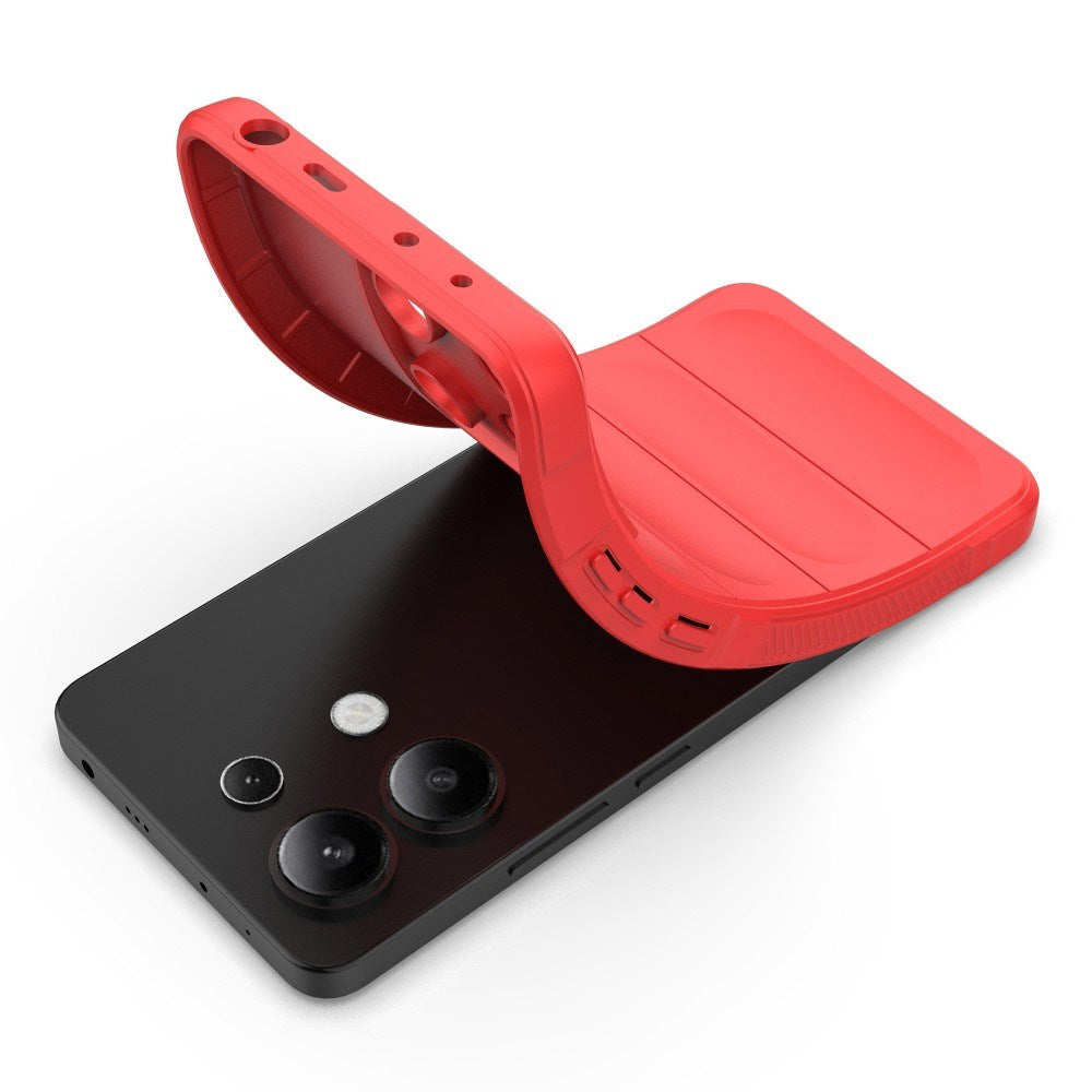 EIDERWOOD Xiaomi Redmi Note 13 (4G) Fleksibelt Plastik Mobil Cover - Rød