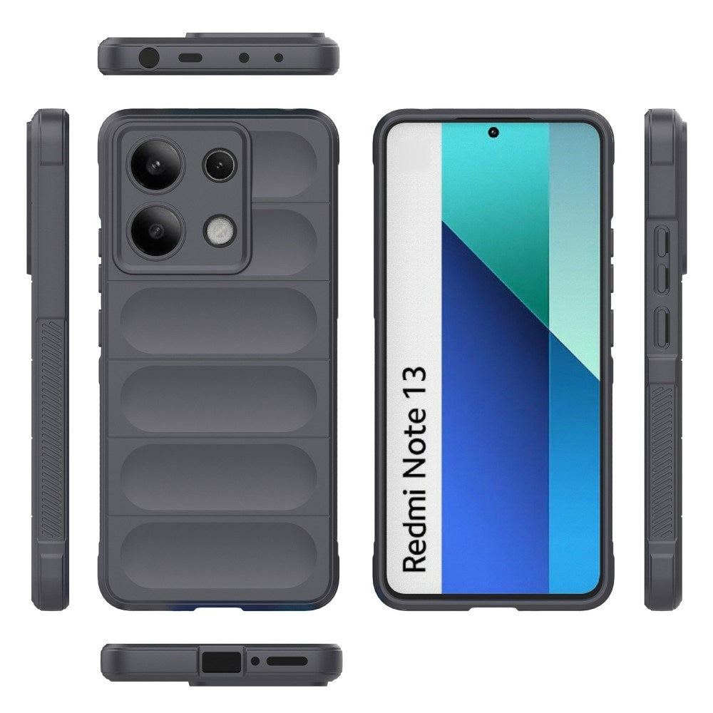 EIDERWOOD Xiaomi Redmi Note 13 (4G) Fleksibelt Plastik Mobil Cover - Grå