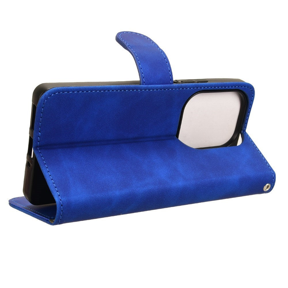 EIDERWOOD Xiaomi Redmi Note 13 Pro (4G) / Poco M6 Pro Blødt Læder Mobil Cover m. Pung - Blå