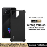 Asus ROG Phone 8 / 8 Pro IMAK Mat Fleksibel Plastik Mobil Cover - Sort