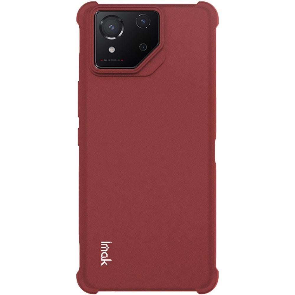 Asus ROG Phone 8 / 8 Pro IMAK Mat Fleksibel Plastik Mobil Cover - Rød