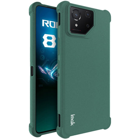 Asus ROG Phone 8 / 8 Pro IMAK Mat Fleksibel Plastik Mobil Cover - Grøn