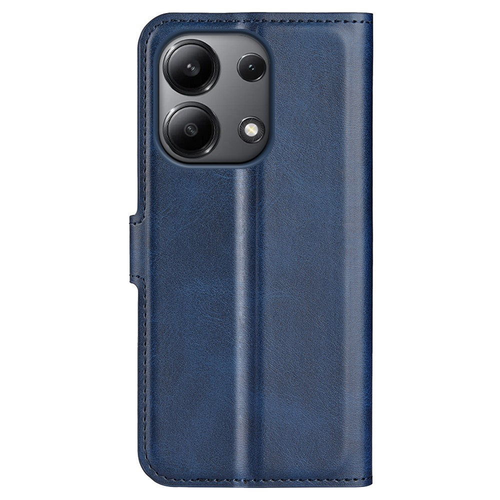 EIDERWOOD Xiaomi Redmi Note 13 (4G) Læder Mobil Cover m. Kortholder & Magnetisk Luk - Blå