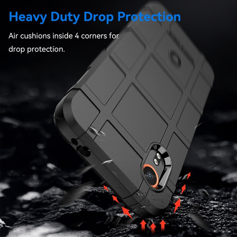 EIDERWOOD Samsung Galaxy Xcover 7 Rugged Shield Series Håndværker Mobil Cover - Sort