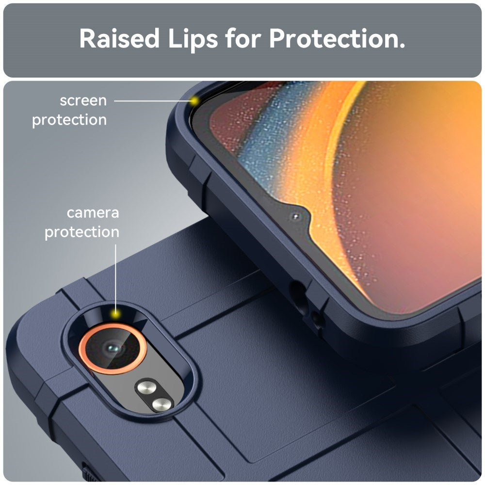 EIDERWOOD Samsung Galaxy Xcover 7 Rugged Shield Series Håndværker Mobil Cover - Blå