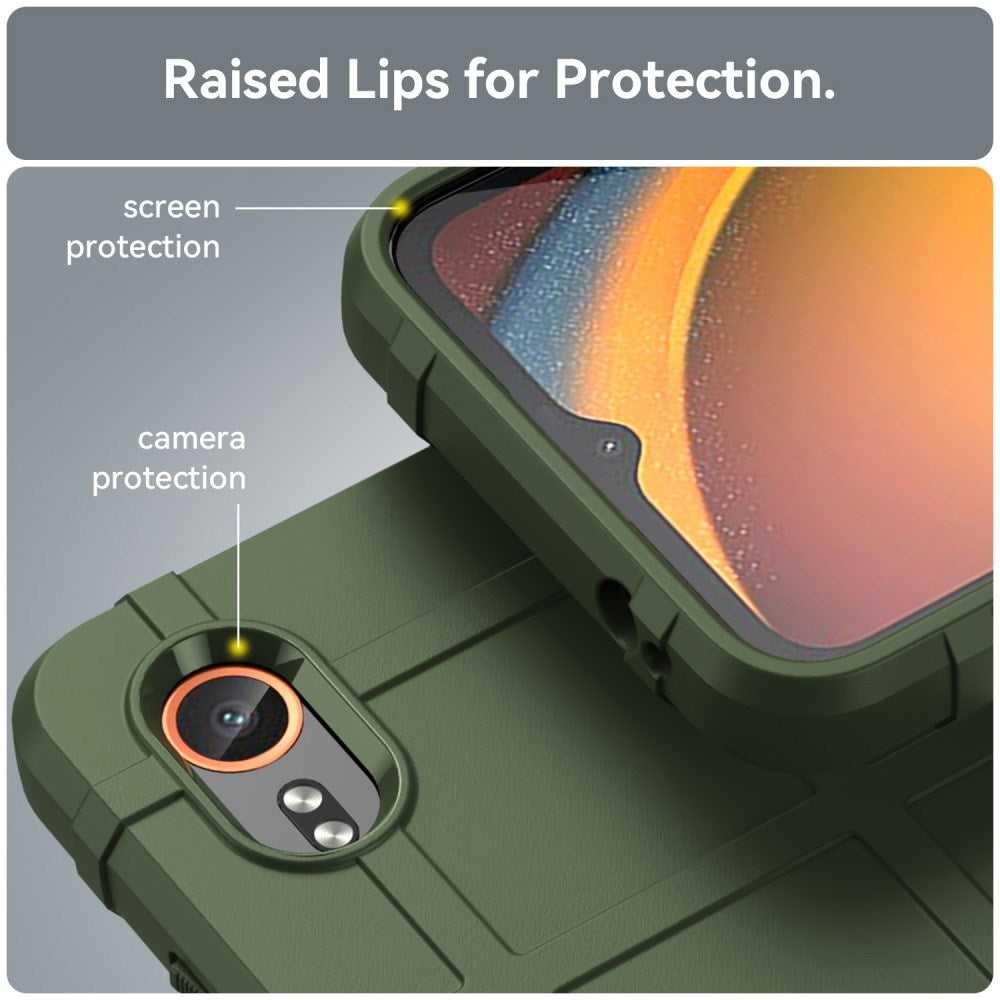 EIDERWOOD Samsung Galaxy Xcover 7 Rugged Shield Series Håndværker Mobil Cover - Grøn