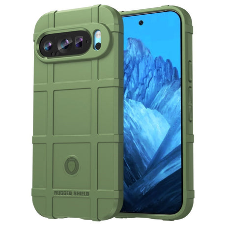 EIDERWOOD Google Pixel 9 / 9 Pro Rugged Shield Series Håndværker Mobil Cover - Grøn