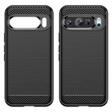 EIDERWOOD Google Pixel 9 / 9 Pro Brushed Carbon Mobil Cover - Sort