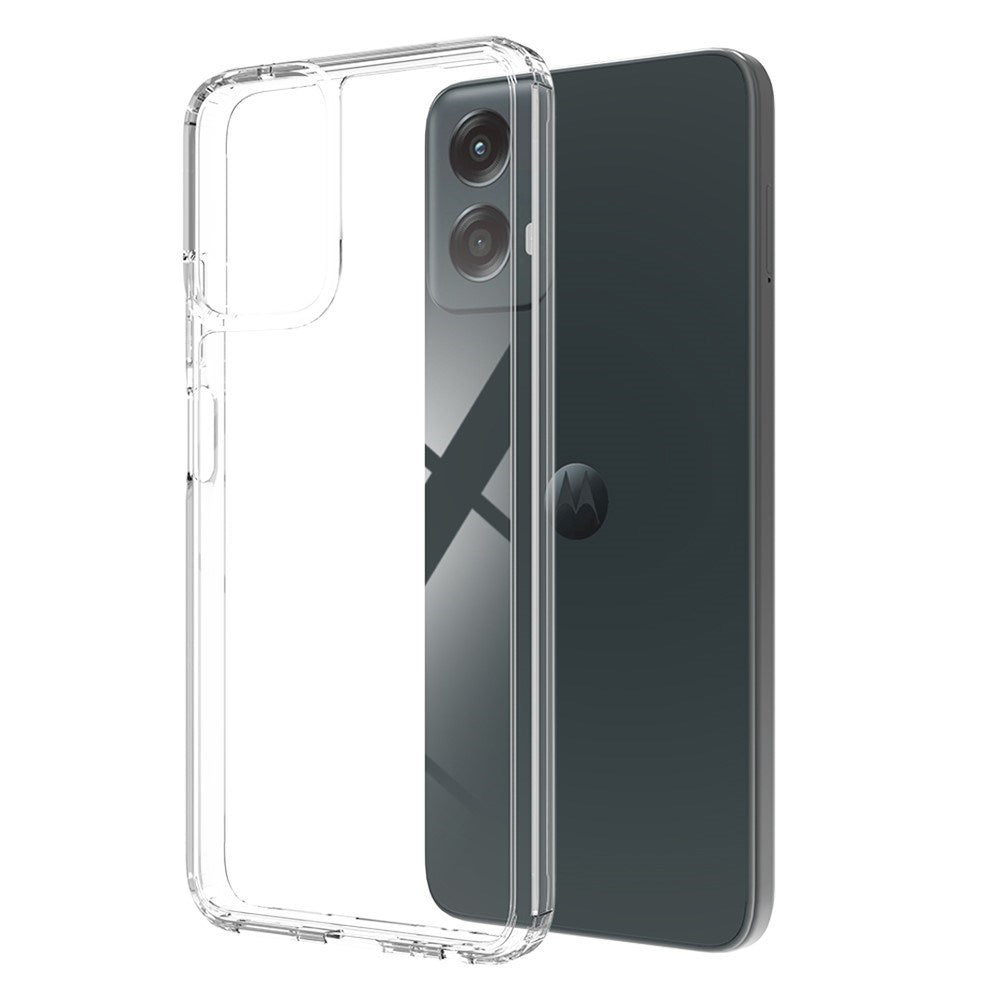 EIDERWOOD Motorola Moto G 5G (2024) Hybrid Plastik Mobil Cover - Gennemsigtig