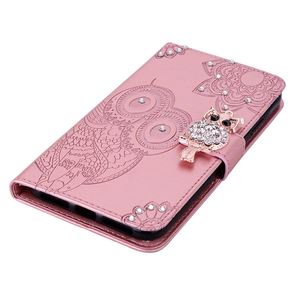 EIDERWOOD Xiaomi Redmi Note 13 Pro 5G / Poco X6 Læder Mobil Cover m. Pung - Ugle & Rhinsten - Rose Gold