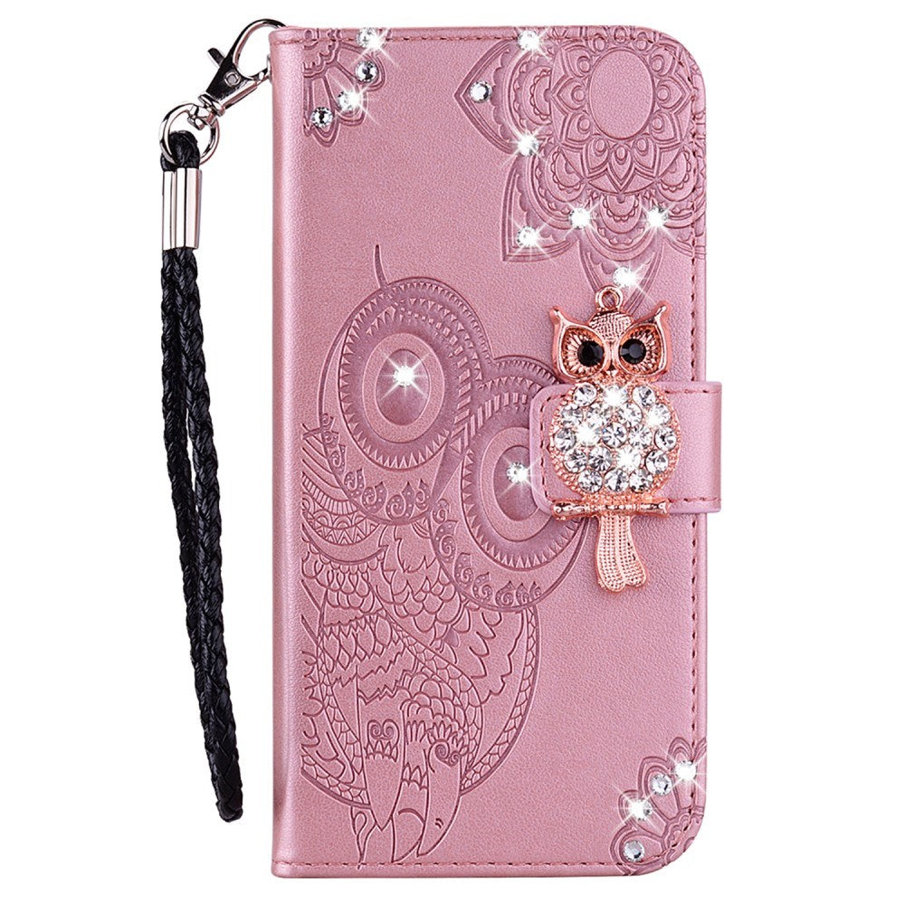 EIDERWOOD Xiaomi Redmi Note 13 Pro 5G / Poco X6 Læder Mobil Cover m. Pung - Ugle & Rhinsten - Rose Gold
