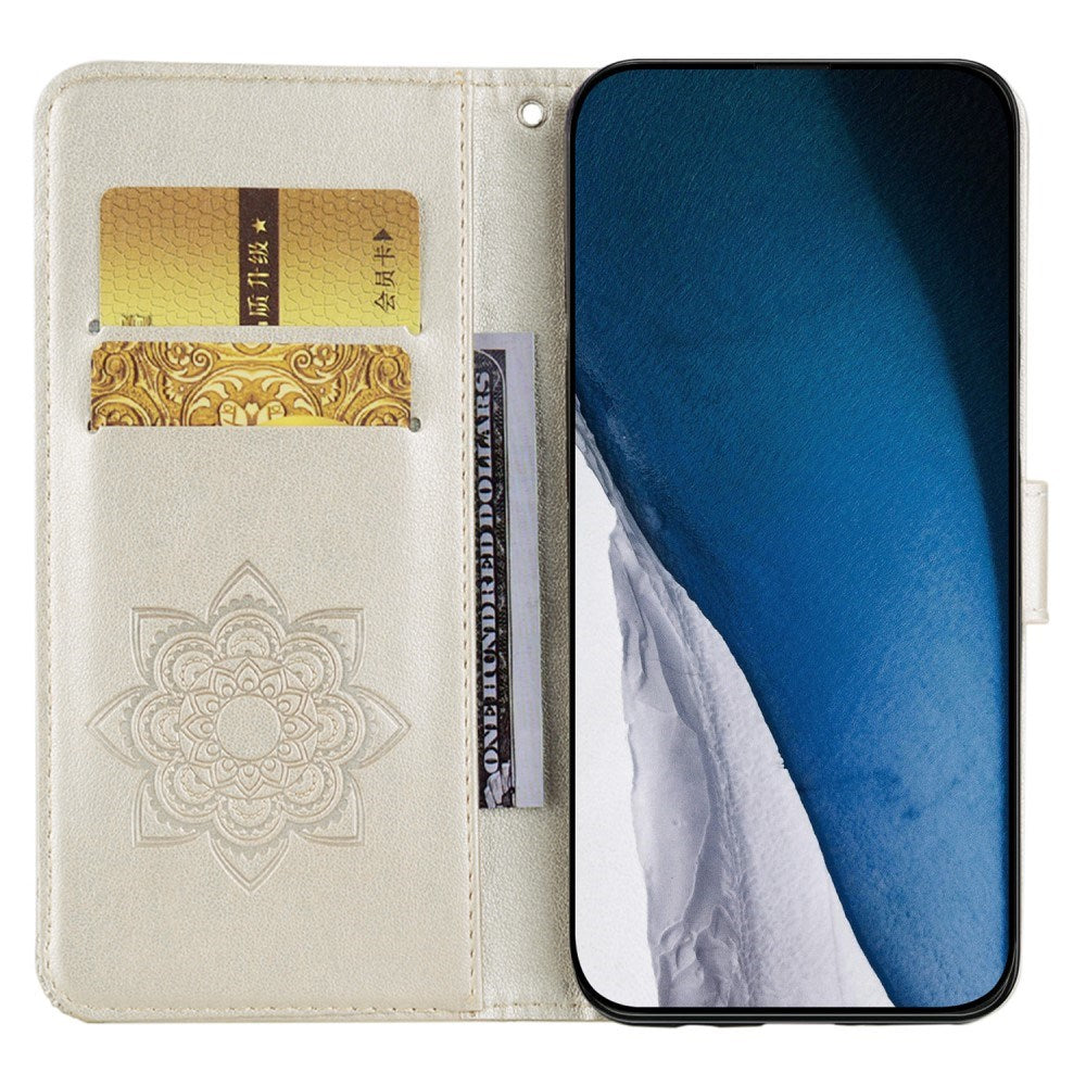 EIDERWOOD Xiaomi Redmi Note 13 Pro 5G / Poco X6 Læder Mobil Cover m. Pung - Ugle & Rhinsten - Guld