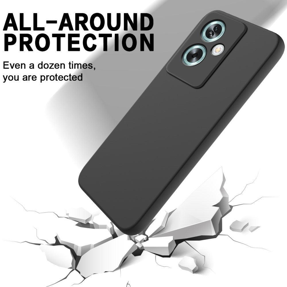 EIDERWOOD OnePlus Nord N30 SE (5G) Liquid Silikone Mobil Cover m. Strop - Sort