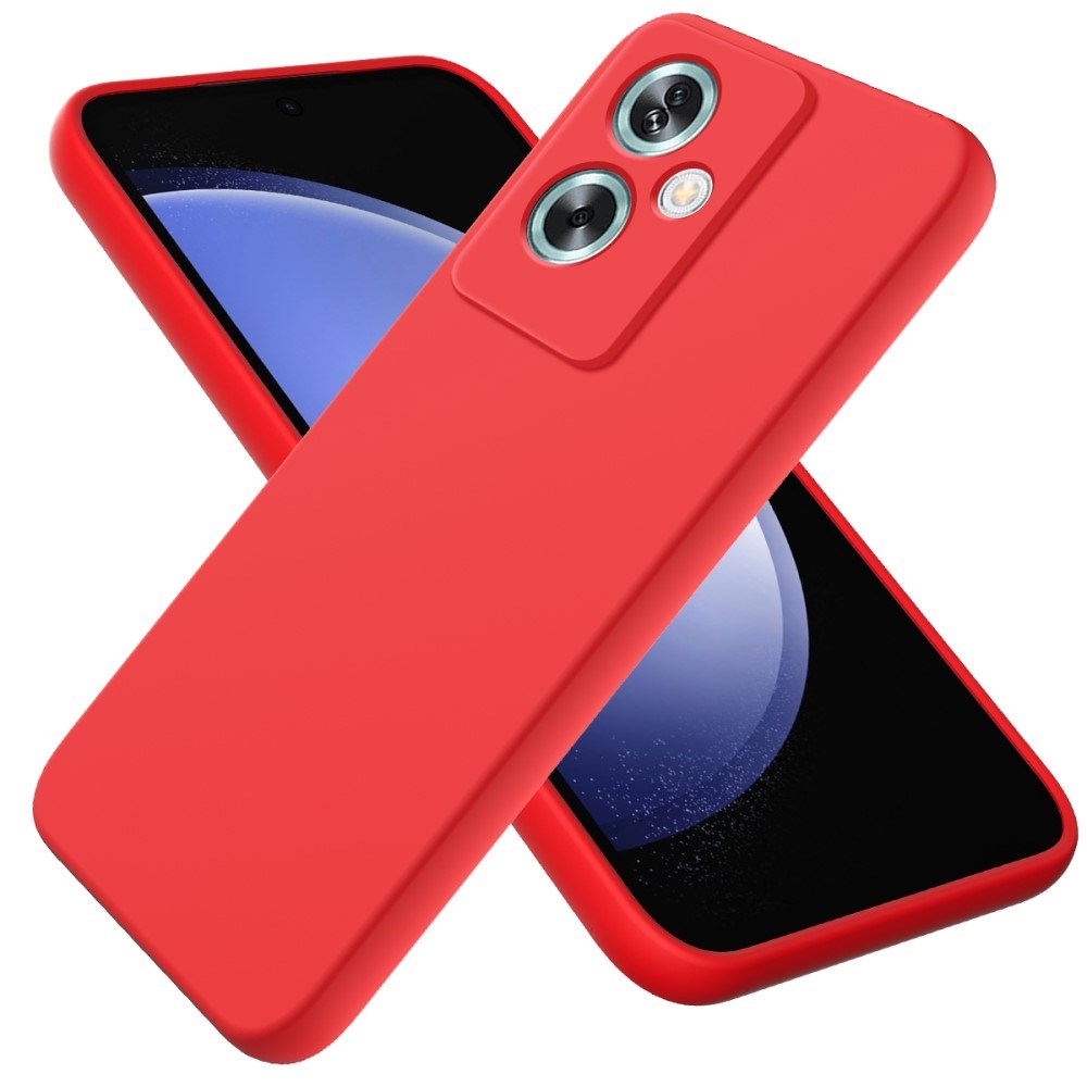 EIDERWOOD OnePlus Nord N30 SE (5G) Liquid Silikone Mobil Cover m. Strop - Rød