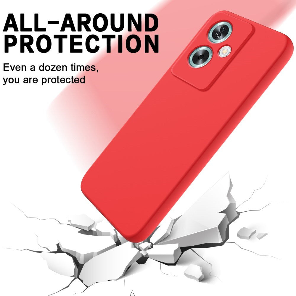 EIDERWOOD OnePlus Nord N30 SE (5G) Liquid Silikone Mobil Cover m. Strop - Rød