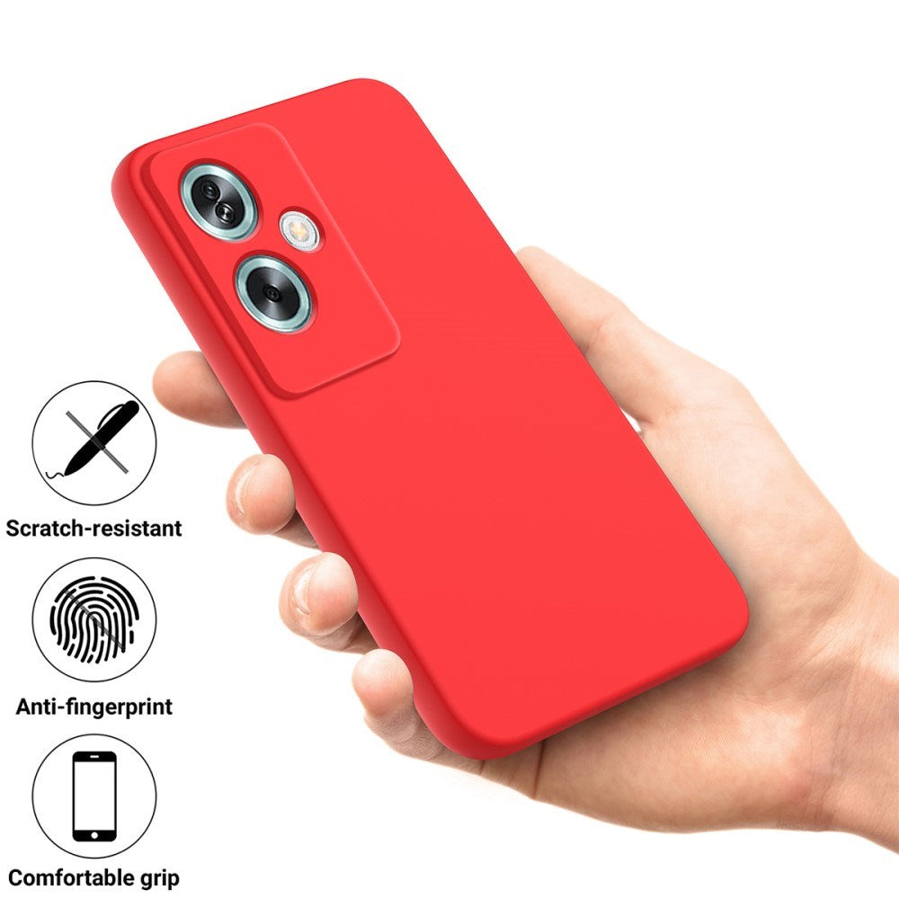 EIDERWOOD OnePlus Nord N30 SE (5G) Liquid Silikone Mobil Cover m. Strop - Rød