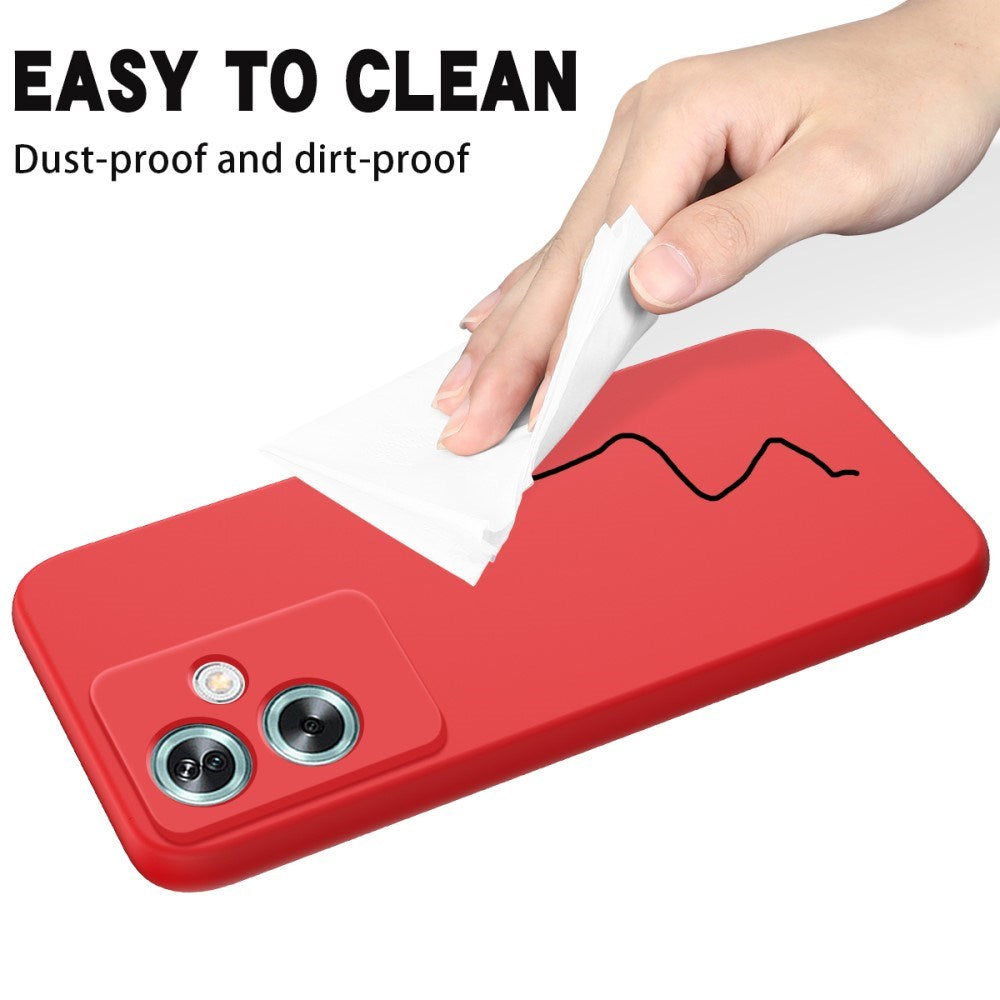 EIDERWOOD OnePlus Nord N30 SE (5G) Liquid Silikone Mobil Cover m. Strop - Rød