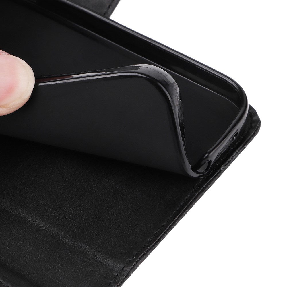 EIDERWOOD Google Pixel 10 / 10 Pro / 9 / 9 Pro Kunstlæder Mobil Cover m. Kortholder & Strop - Sort