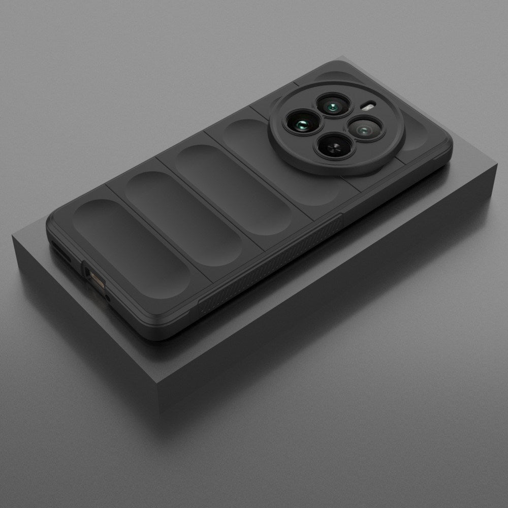 EIDERWOOD Realme 12 Pro (5G) / 12 Pro+ (5G) Fleksibelt Plastik Mobil Cover - Sort