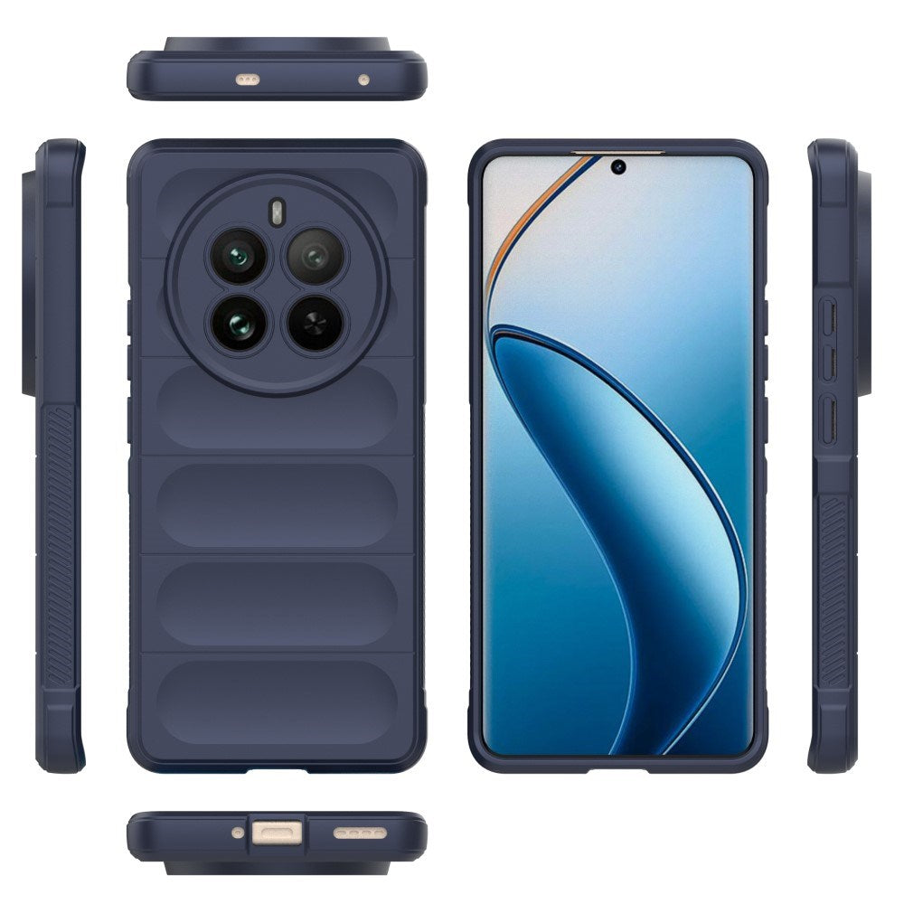 EIDERWOOD Realme 12 Pro (5G) / 12 Pro+ (5G) Fleksibelt Plastik Mobil Cover - Mørkeblå