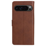 EIDERWOOD Google Pixel 9 Pro XL Læder Mobil Cover m. Pung og Strop - Brun