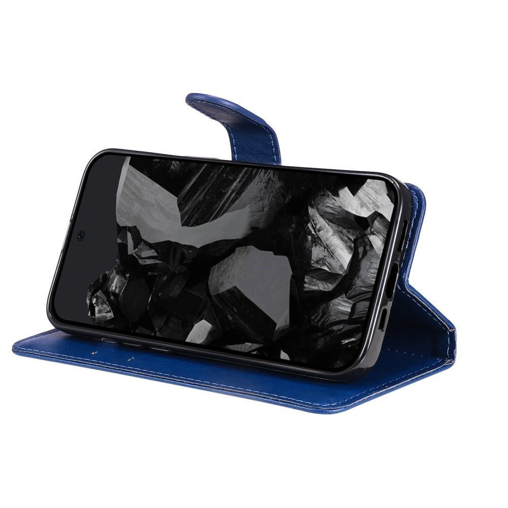 EIDERWOOD Google Pixel 9 Pro XL Læder Mobil Cover m. Pung og Strop - Blå