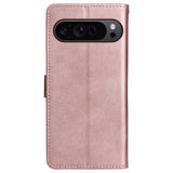 EIDERWOOD Google Pixel 9 Pro XL Læder Mobil Cover m. Pung og Strop - Rose Gold