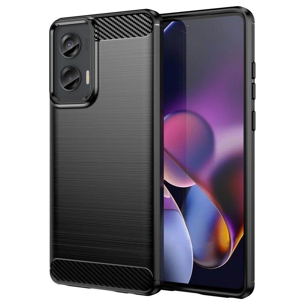 EIDERWOOD Motorola Moto G Stylus 5G (2024) Brushed Carbon Mobil Cover - Sort