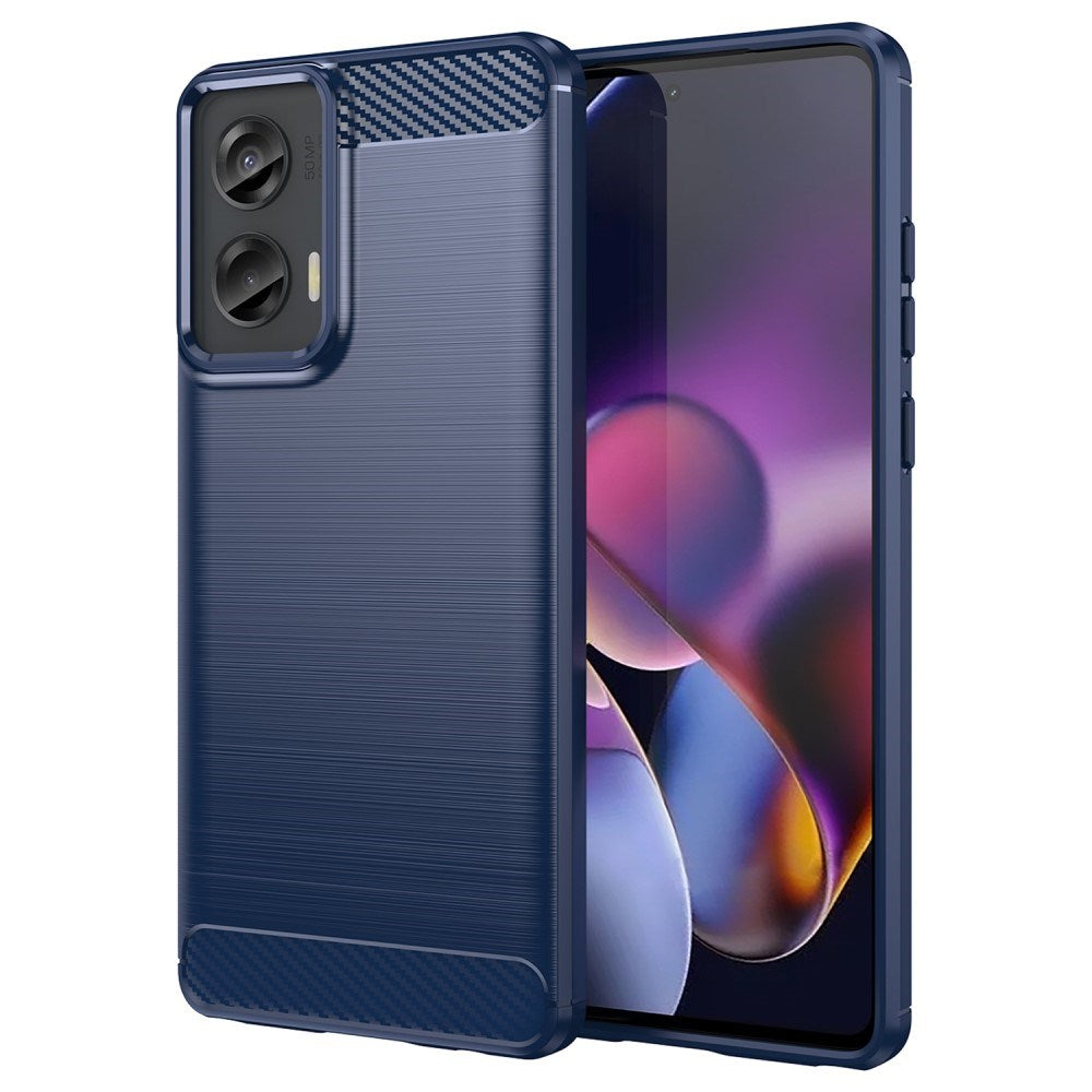 EIDERWOOD Motorola Moto G Stylus 5G (2024) Brushed Carbon Mobil Cover - Blå