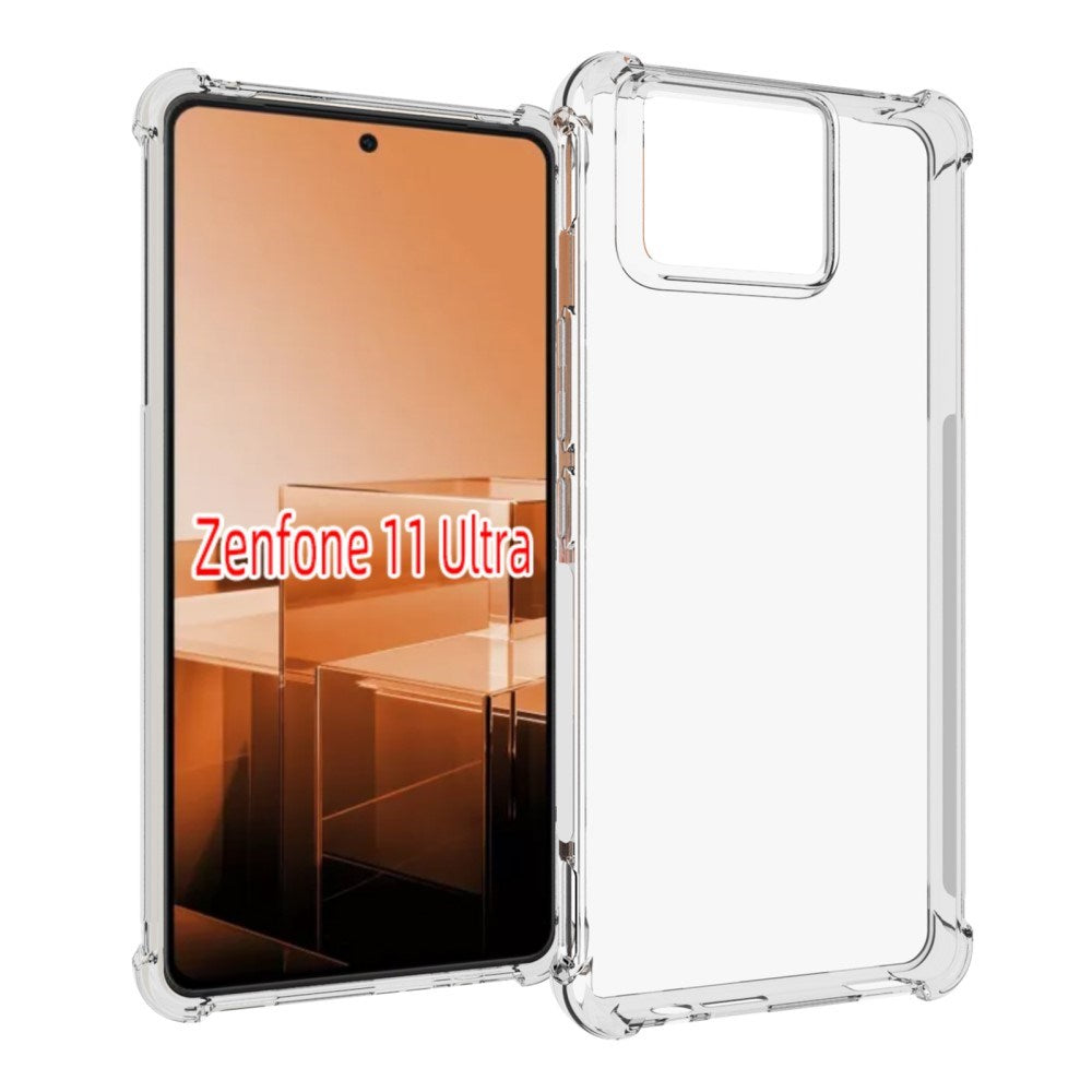 EIDERWOOD Asus Zenfone 11 Ultra Fleksibelt Plastik Mobil Cover - Gennemsigtig