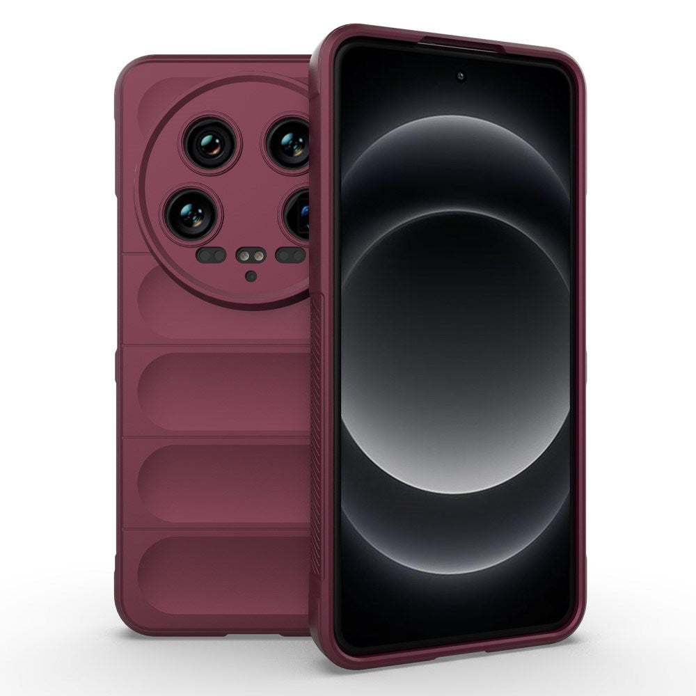 EIDERWOOD Xiaomi 14 Ultra Fleksibelt Plastik Mobil Cover - Vinrød