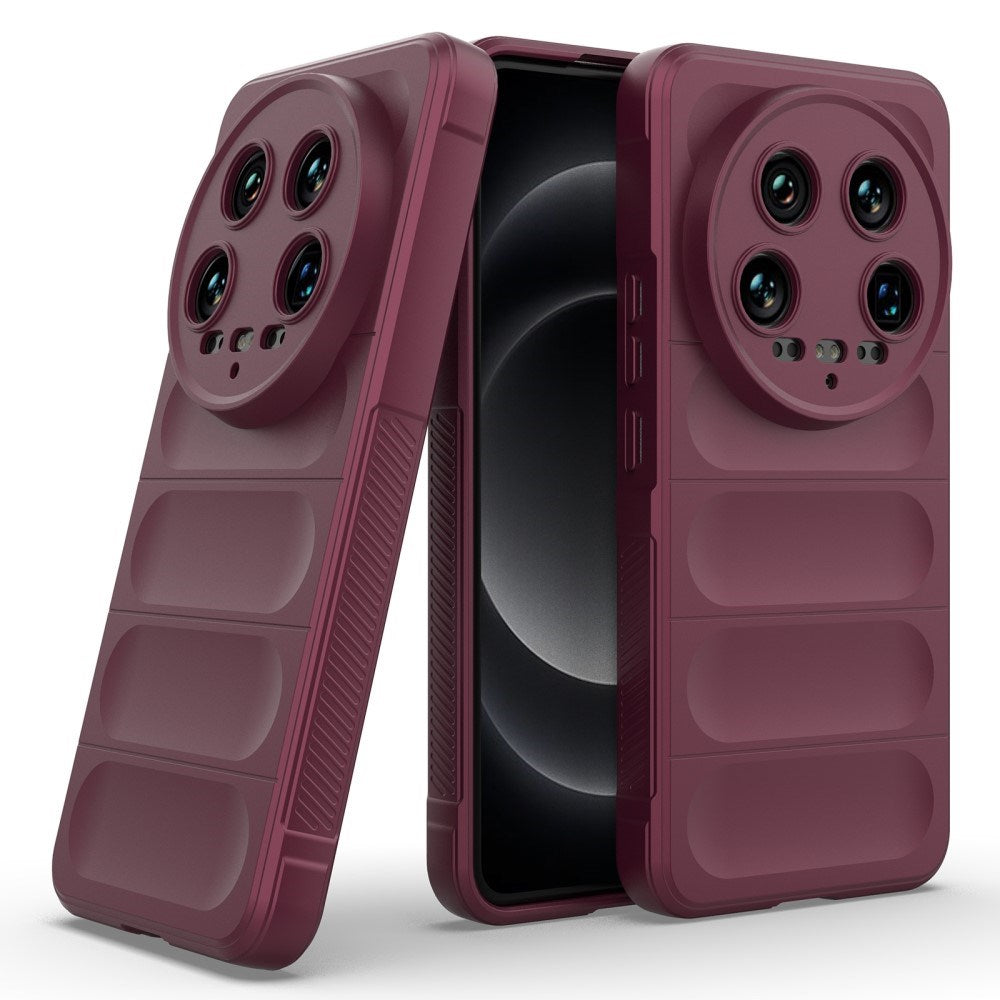 EIDERWOOD Xiaomi 14 Ultra Fleksibelt Plastik Mobil Cover - Vinrød