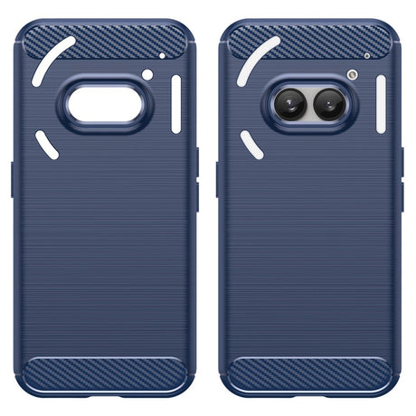 EIDERWOOD Nothing Phone (2a) / (2a) Plus Brushed Carbon Mobil Cover - Blå